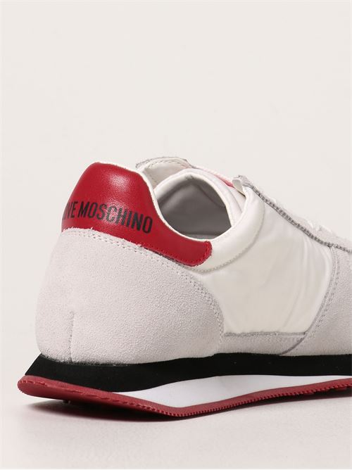 SNEAKERD.WALK25 BIAN/GHIACCIO/ROSSO LOVE MOSCHINO | JA15322G1EIN2/10A